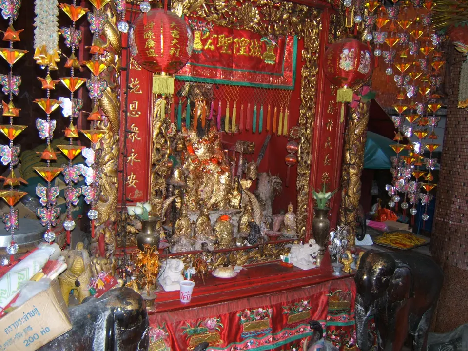 City Pillar Shrine interior, photographed in 2006.